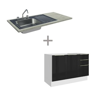 Foto 1 | Foto 1 | Gabinete Bajo Cocina Madesa Lux Con Acessorios Y Tarja Bn 01