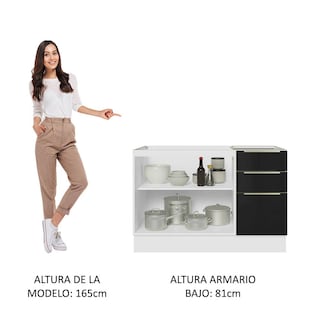 Foto 5 | Foto 5 | Gabinete Bajo Cocina Madesa Lux Con Acessorios Y Tarja Bn 01