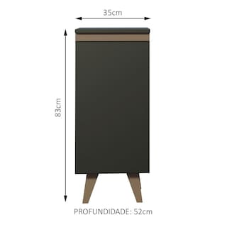 Foto 2 | Foto 2 | Gabinete Bajo Cocina Madesa Reims 35cm Negro