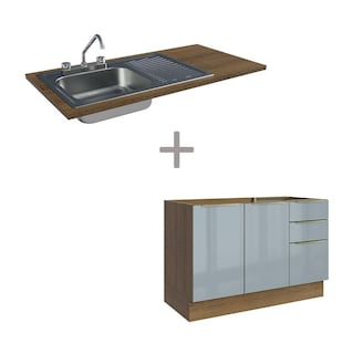 Foto 1 | Foto 1 | Gabinete Bajo Cocina Madesa Lux Con Acessorios Y Tarja Bg 01