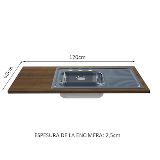 Foto 3 | Foto 3 | Gabinete Bajo Cocina Madesa Lux Con Acessorios Y Tarja Bg 01