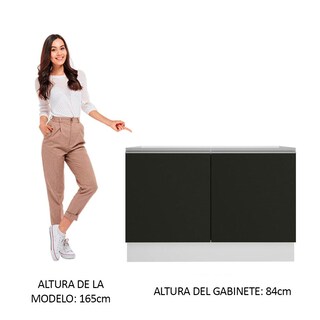 Foto 6 | Foto 6 | Gabinete Bajo Cocina Madesa Glamy 120cm Sin Encimera Bn