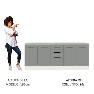 Foto 5 | Foto 5 | Kit Gabinete Bajo Almacenamiento Garaje Madesa BG
