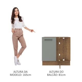 Foto 5 | Foto 5 | Gabinete Bajo Cocina Madesa Agata 80cm Sin Encimera Mg