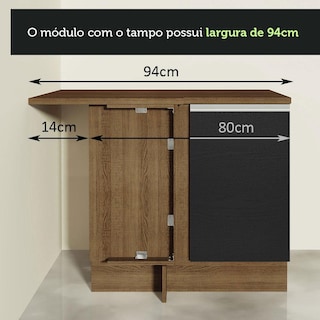 Foto 7 | Foto 7 | Gabinete Bajo Cocina Madesa Glamy 80cm Sin Encimera Mn