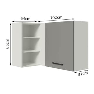 Foto 3 | Foto 3 | Alacena Gabinete Superior Cocina Madesa Agata 166cm Bg