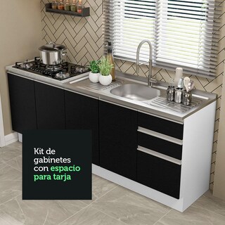 Foto 6 | Foto 6 | Alacena Gabinete Bajo Cocina Madesa Glamy 200 Sin Tarja Bn