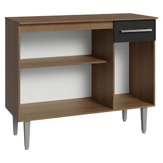 Foto 5 | Foto 5 | Gabinete aparador Buffet 3 Puertas Madesa Color Marrón/negro