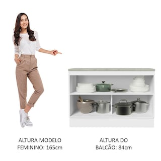 Foto 5 | Foto 5 | Gabinete Bajo Cocina Madesa Agata Con Encimera 120cm Bg