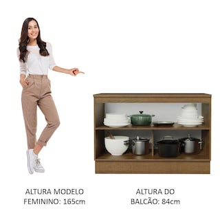 Foto 5 | Foto 5 | Gabinete Bajo Cocina Madesa Agata Con Encimera 120cm Mg