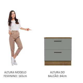 Foto 4 | Foto 4 | Gabinete Bajo Cocina Madesa Agata 80cm Con Encimera Mg