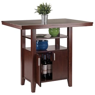 Foto 7 | Foto 7 | Mesa De Comedor Winsome Albany High Walnut 76 X 106 X 91 Cm - Venta Internacional.