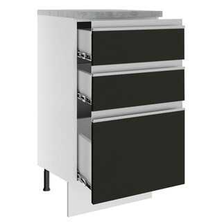 Foto 3 | Foto 3 | Gabinete Bajo Cocina Madesa Glamy 40cm Con Encimera Bn 01