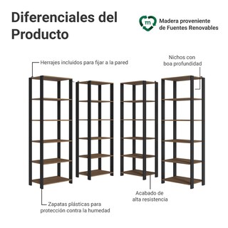 Foto 4 | Foto 4 | Armario Organizador Multiuso Para Cocina Madesa 236cm Mn