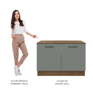 Foto 5 | Foto 5 | Gabinete Bajo Cocina Madesa Agata 120cm Con Encimera Mg 02