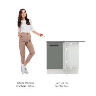 Foto 5 | Foto 5 | Gabinete Bajo Cocina Madesa Agata 60cm Con Encimera Bg 01
