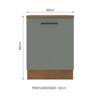 Foto 2 | Foto 2 | Gabinete Bajo Cocina Madesa Agata 60cm Con Encimera Mg 03