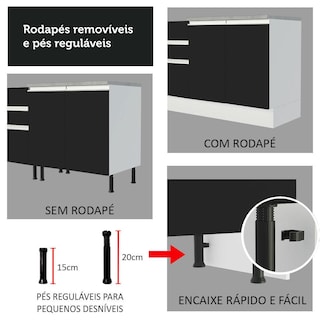 Foto 8 | Foto 8 | Mueble para Horno de Microondas Madesa Glamy 60 cm