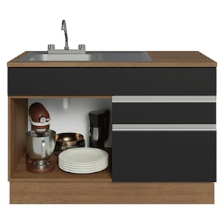 Foto 4 | Foto 4 | Gabinete Bajo Cocina Madesa Glamy 120cm Con Tarja Mn 01