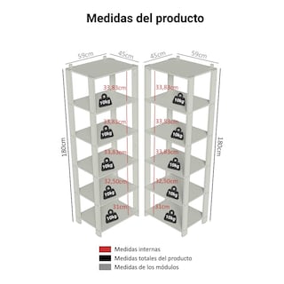 Foto 3 | Foto 3 | Armario Organizador Multiuso Para Cocina Madesa 118cm Mn 02