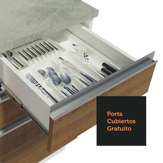 Foto 7 | Foto 7 | Cocina Integral Madesa GRGL2400039B Marrón sin Fregadero