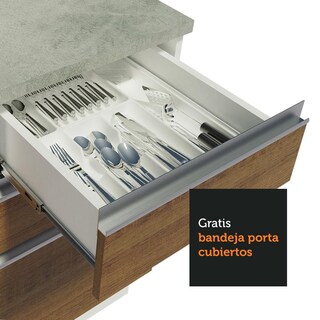 Foto 6 | Foto 6 | Cocina Integral Esquinera Madesa Marrón sin Mesón de Acero