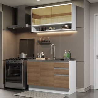 Foto 2 | Foto 2 | Cocina Integral Compacta Madesa Glamy 2 Piezas 120 cm