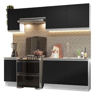 Foto 1 | Foto 1 | Armario de Cocina Completo Glamy Madesa GRGL24001073 color Negro