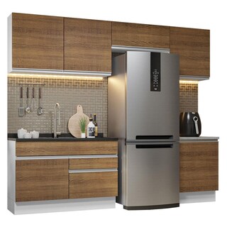 Foto 1 | Foto 1 | Armario de Cocina Completo Glamy Madesa GRGL2600059B color Marrón