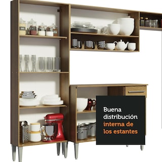 Foto 8 | Foto 8 | Cocina Integral Madesa Emilly Fit 229 cm color Marrón