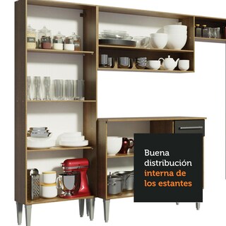 Foto 3 | Foto 3 | Armario Cocina Completo 229cm Emilly Fit Madesa 03 Negro