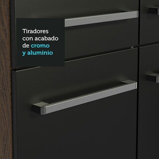 Foto 8 | Foto 8 | Armario Cocina Completo 229cm Emilly Fit Madesa 03 Negro