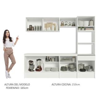 Foto 5 | Foto 5 | Cocina Integral Madesa color Blanco