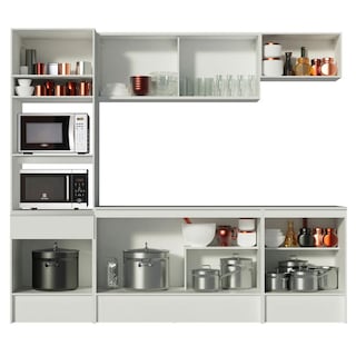 Foto 5 | Foto 5 | Mueble De Cocina Integral 240cm Blanco Diamante Madesa