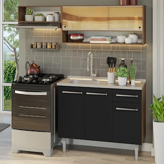 Foto 2 | Foto 2 | Cocina Integral Madesa Negro de 165 Cm
