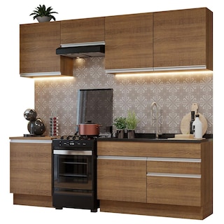 Foto 8 | Foto 8 | Cocina Integral Madesa Glamy Marrón 240 cm