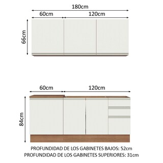 Foto 3 | Foto 3 | Cocina Integral Madesa Glamy Blanca