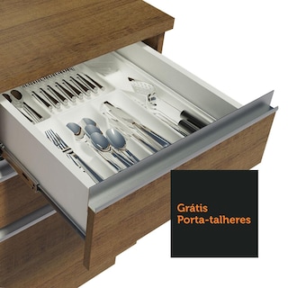 Foto 8 | Foto 8 | Cocina Integral Esquinera 329 cm Glamy Madesa 01 Marrón