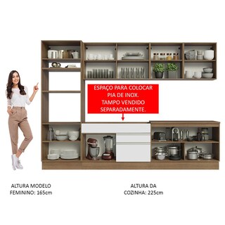 Foto 5 | Foto 5 | Cocina Integral Madesa Glamy Blanca de 310 Cm