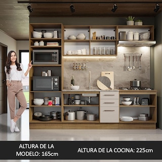Foto 5 | Foto 5 | Cocina Integral Madesa Agata Beige 270 Cm