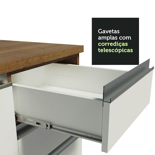 Foto 7 | Foto 7 | Cocina Integral Esquinera 329 cm Madesa Glamy 01 Marrón