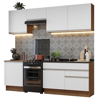 Foto 1 | Foto 1 | Cocina Integral Madesa Glamy Blanca 240 Cm