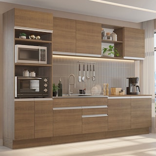 Foto 2 | Foto 2 | Cocina Integral 310 cm Glamy Madesa 02 Marrón