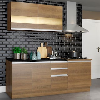 Foto 2 | Foto 2 | Cocina Integral Madesa Milano Marrón 180 Cm