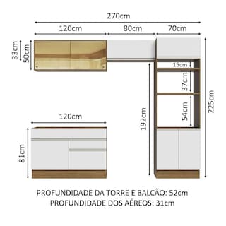 Foto 3 | Foto 3 | Cocina Integral 270 cm Glamy Madesa 12