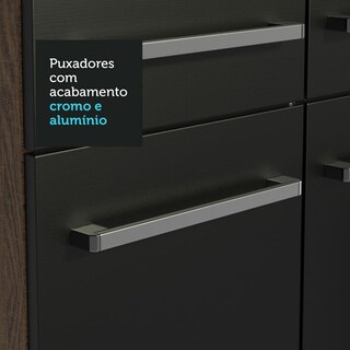 Foto 7 | Foto 7 | Cocina Integral 229cm Marrón/negro Emilly Madesa 08