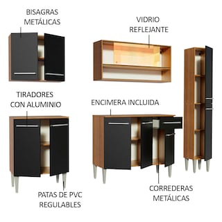 Foto 4 | Foto 4 | Cocina Integral Madesa Emily 201 cm