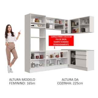 Foto 5 | Foto 5 | Cocina Integral de Esquina Madesa 02 Glamy 399 cm