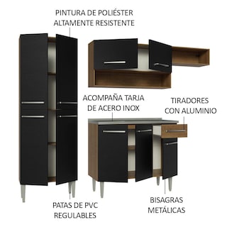 Foto 4 | Foto 4 | Cocina Integral Madesa Emilly 229 cm - con Fregadero 12