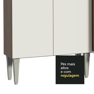 Foto 8 | Foto 8 | Cocina Integral 293cm Con Fregadero Emilly Madesa 08 - Marron/blanco